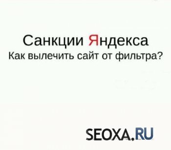 Фильтры Яндекса. Мастер-класс по лечению сайтов от санкций, (2013)