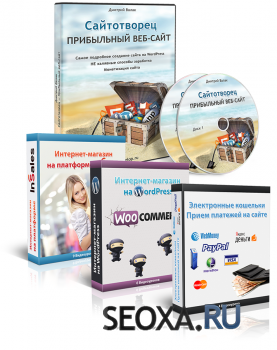 Сайтотворец - Прибыльный веб-сайт на двух DVD дисках (2013)