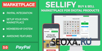 Sellify V3.0 – Купить и продать, для цифровых товаров